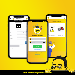 Deduction Grabber is the ultimate tax record keeping tool to help you record tax deductions for your online income tax return